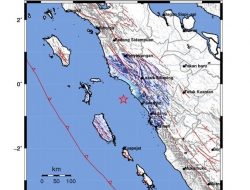 Gempa Bumi M 4.7 SR Guncang Lubuk Basung Sumatera Barat Hari Ini