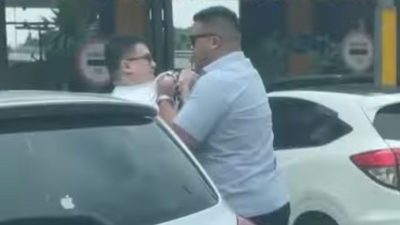 Viral Pengemudi Pajero Arogan Menampar Orang Lain di Tol Tomang