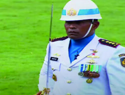 Kolonel Andike Sry Mutia Menjadi Komandan Upacara di Istana