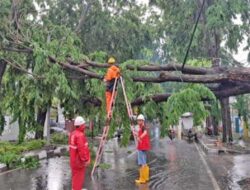 Angin Puting Beliung Menerjang Rumah Warga di Sidoarjo