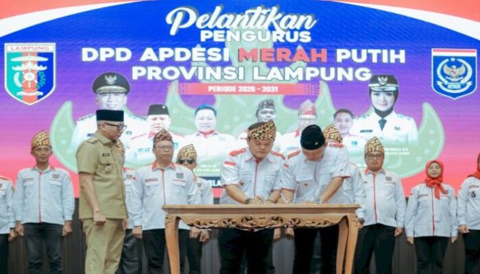 Gubernur Lampung Minta Apdesi Kawal Penguatan Ekonomi Desa hingga Tingkat Masyarakat