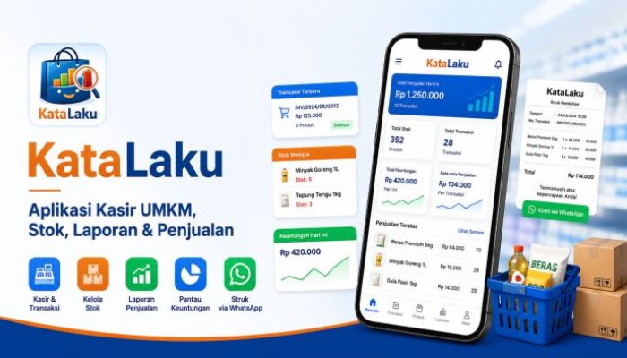 KataLaku Hadir di Google Play, Bantu UMKM Kelola Produk, Stok, dan Transaksi