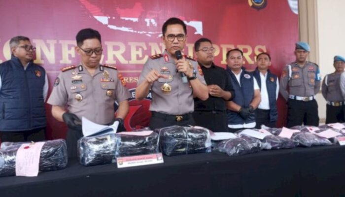 Polda Jambi Gagalkan Peredaran Narkoba Rp25,9 Miliar, Empat Tersangka Ditangkap