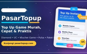 Pasartopup Sediakan Top Up Game, Voucher Aplikasi, Pulsa, dan Paket Data