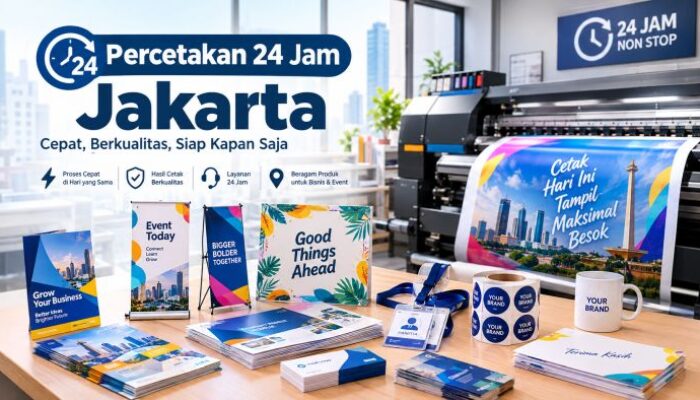 Panduan Memilih Percetakan 24 Jam untuk Kebutuhan Bisnis dan Event di Jakarta