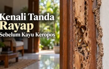 Rayap di Rumah Bandung: Kenali Tanda Sebelum Kayu Keropos