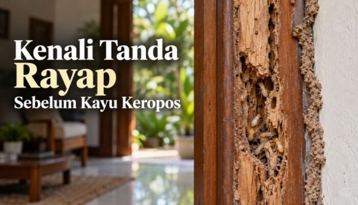 Rayap di Rumah Bandung: Kenali Tanda Sebelum Kayu Keropos